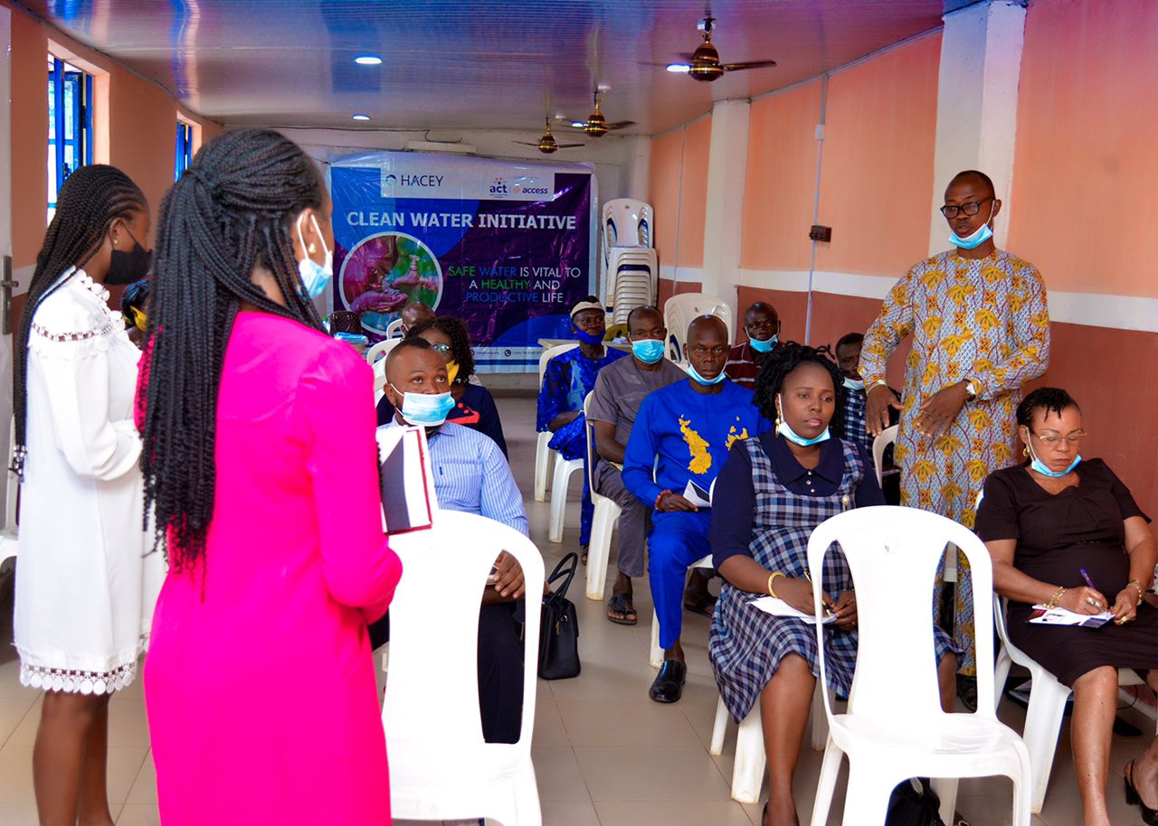 HACEY’s Clean Water Project Organizes Capacity Building Workshop for Health Workers, Education Staff and Community Leaders